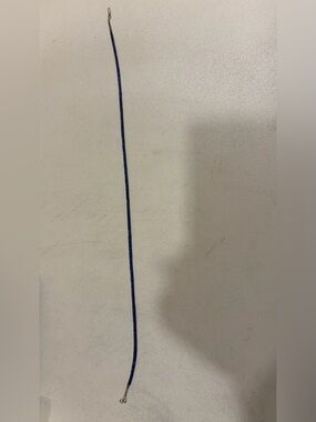 Lapis heishi bead necklace silver clasp